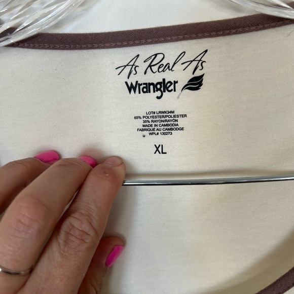 Ladies wrangler extra large 3/4 sleeve stretchy fishing hunting missing shirt - Picture 7 of 7